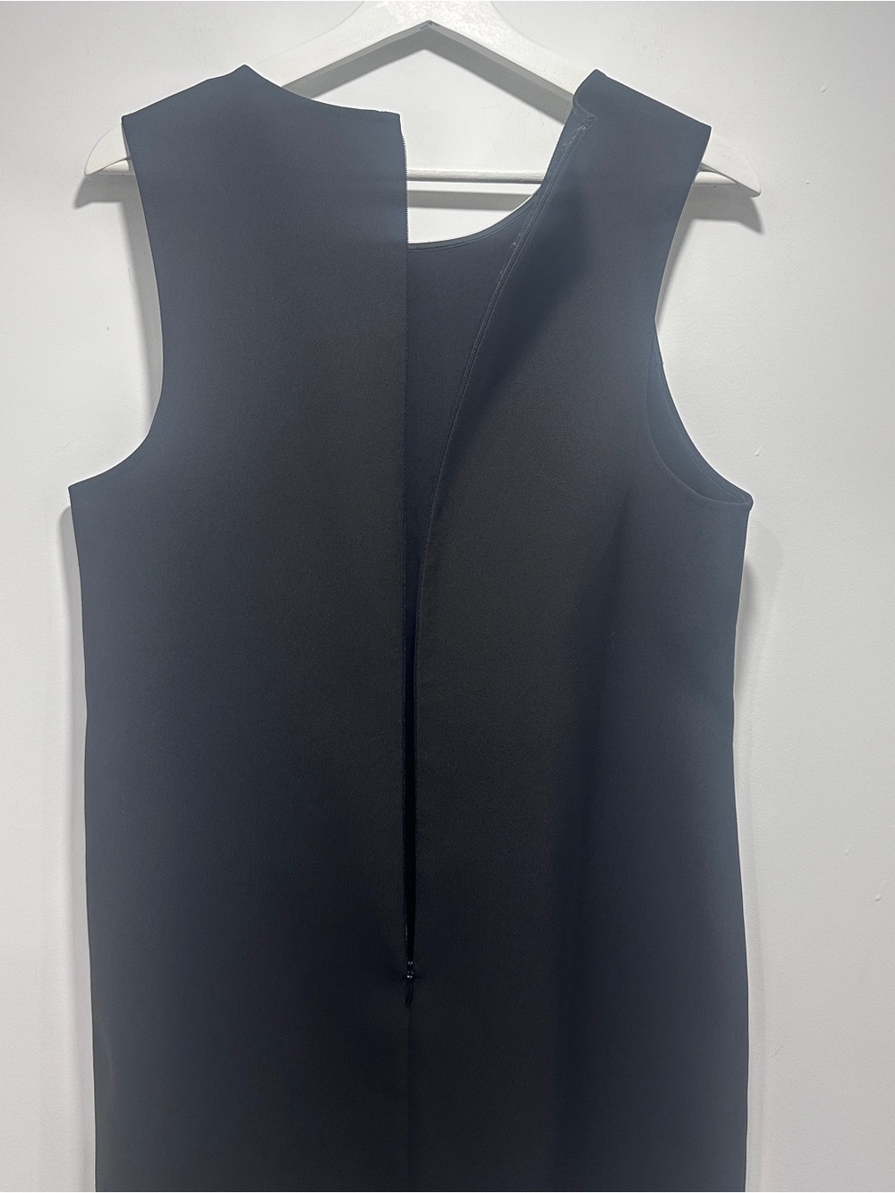 J. Crew Black and White Scalloped Mini Dress size 14 - Picture 9 of 10